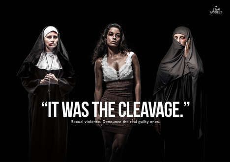 Cleavage-Blaming Abuse Ads