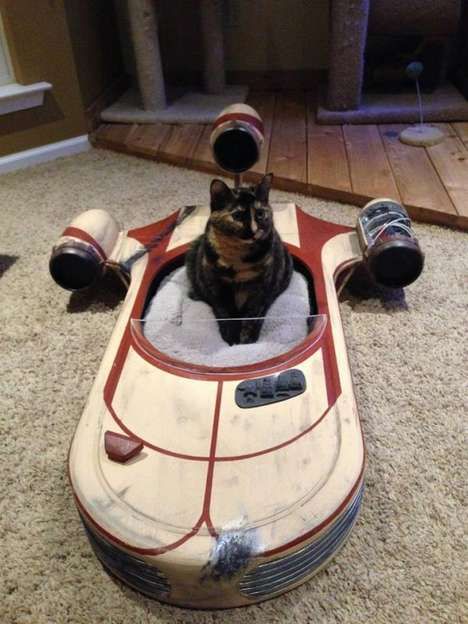 Sci-Fi Feline Beds