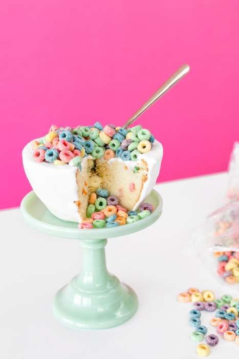 Colorful Cereal Cakes