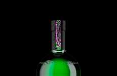 Distorted Absinthe Bottles