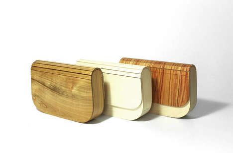 Minimalist Wooden Purses