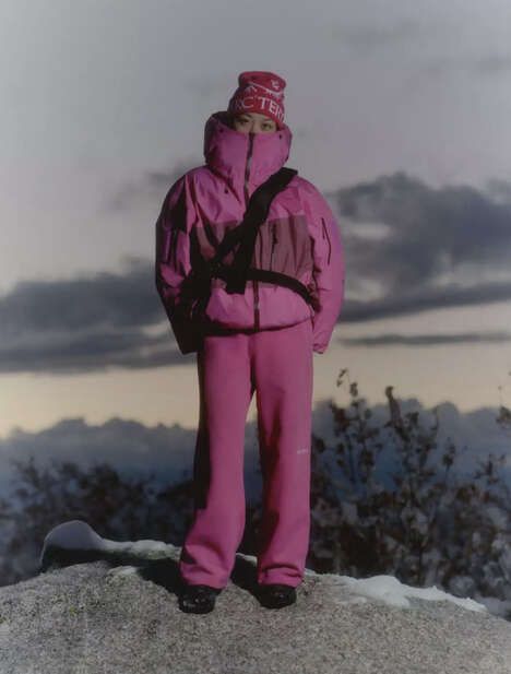 Pink High-Performance Outerwear