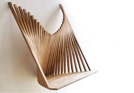 Sculptural Wall Desks