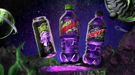 Dark Purple Citrus Sodas