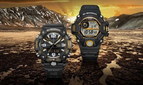 Rugged Yellow Trim Watches