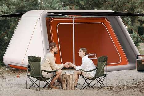 Solar Energy-Capturing Tents