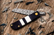 Demure Denim Micarta Knives