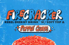 Popping Candy-Topped Drinks