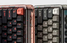 Compact Customizable Plastic Keyboards