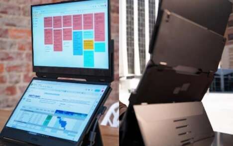 Stacked External Laptop Screens